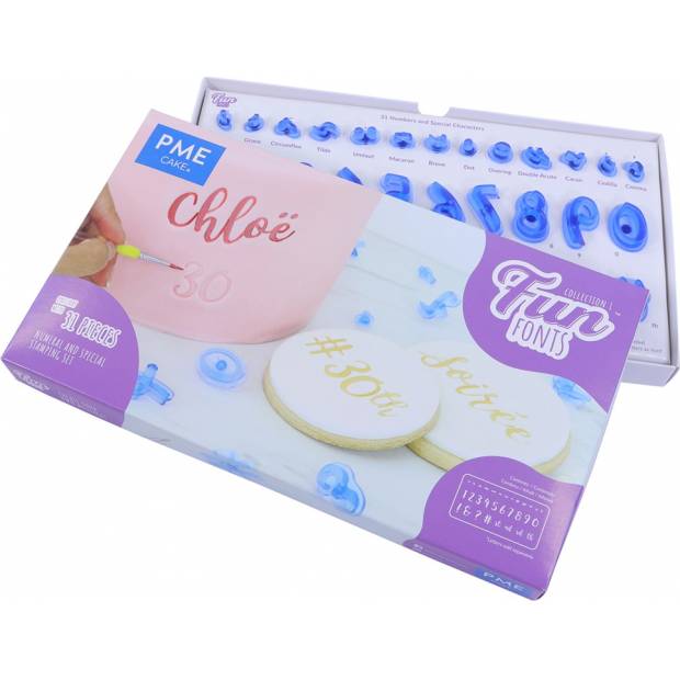 Extrusionsnummern Lustige Schrift