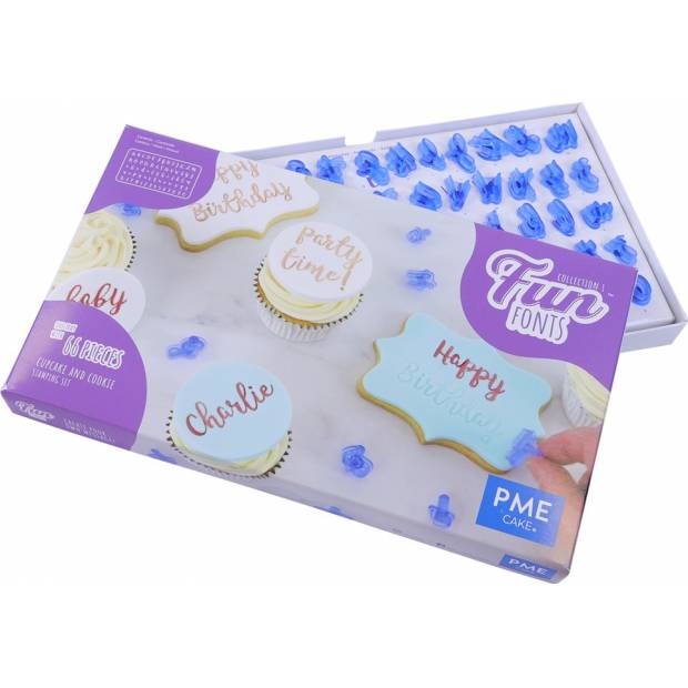 Alphabet und Zahlen zum Ausdrucken Fun Fonts 66pcs