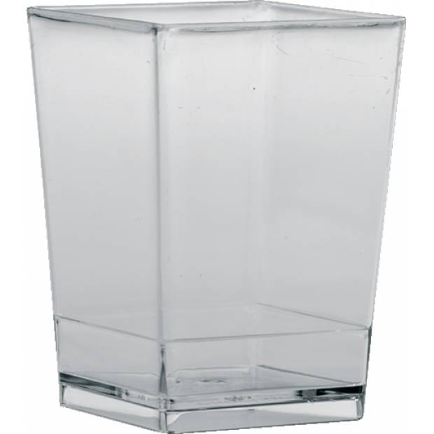 Becher Klasse Quadratisch 120ml 100Stk