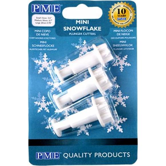 3 Schneeflockenausstecher