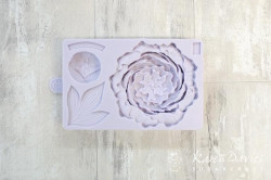 Silikonform für Pfingstrosen