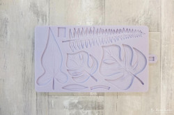 Silikonform tropische Blätter