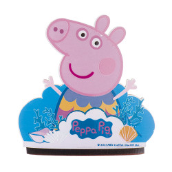 Tortendekoration aus Holz, Peppa Pig
