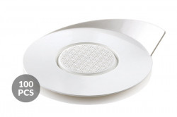 Dekorationskissen rund weiß 8,6cm 100Stk