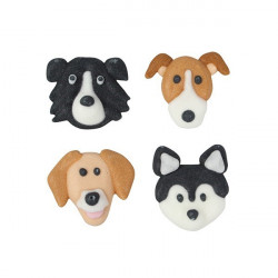 Zuckerdekoration - Hunde - 12St.