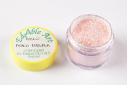 Glitzer dekorative Disko Peach Melba
