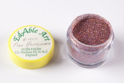 Glitzer-Dekorations-Disco Pink Hologramm