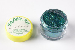 Funkelndes Dekor-Disco-Peacock