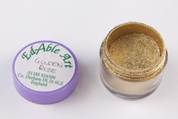 Dekoratives Staubfarben-Goldrose