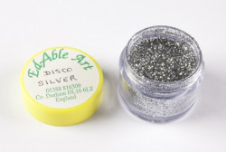 Funkelndes dekoratives Disko-Silber