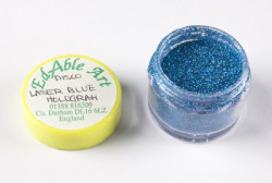 Glitzer Dekorations-Disco Laser Blau Hologramm