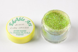 Glitzer dekoratives Disco Lime Crush