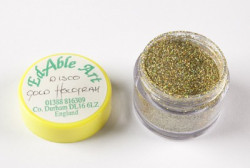 Glitzer-Dekorations-Disco Gold Hologram