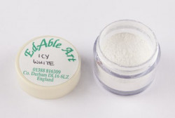 Staubfarbe Icy White