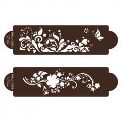 Schablone schablone frühlingswiese 2pcs