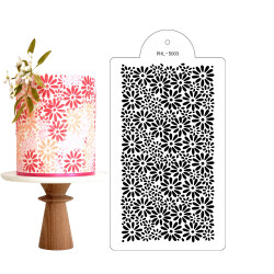 Schablone Schablone Blumen 40x21cm