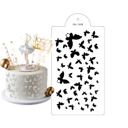 Schablonenschablone Schmetterlinge 40x21cm