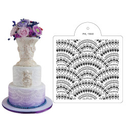 Schablone Schablonenfächer 30x26cm