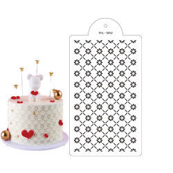 Schablone Schablone Blumen lux 40x21cm