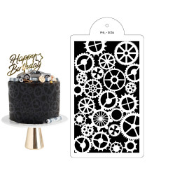 Schablone Schablone Zahnräder 40x21cm