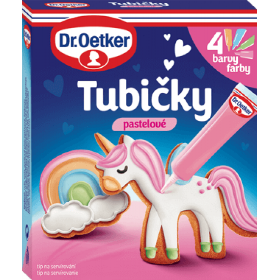 Pastelldekorationstuben (4x19 g)