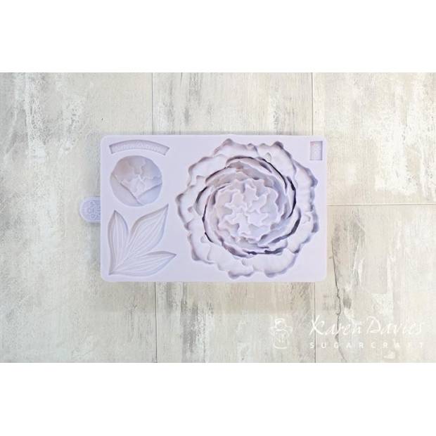 Silikonform für Pfingstrosen