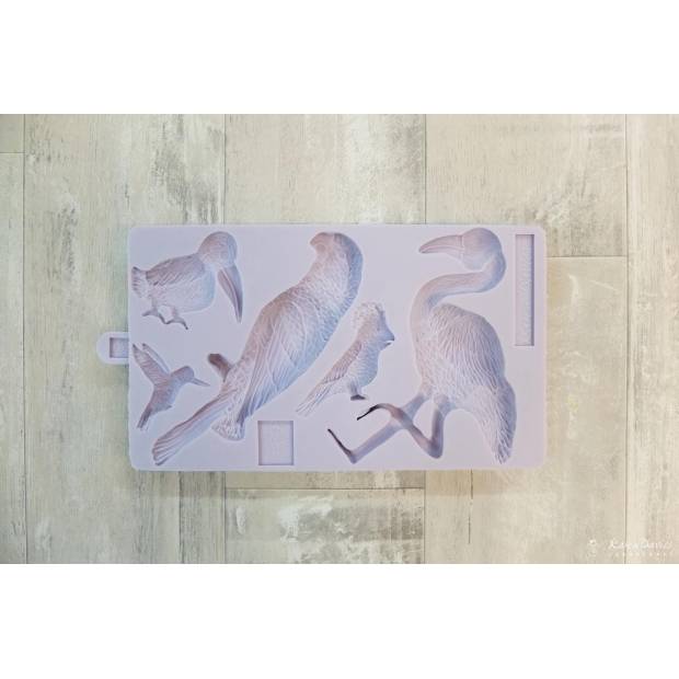 Silikonform für tropische Vögel