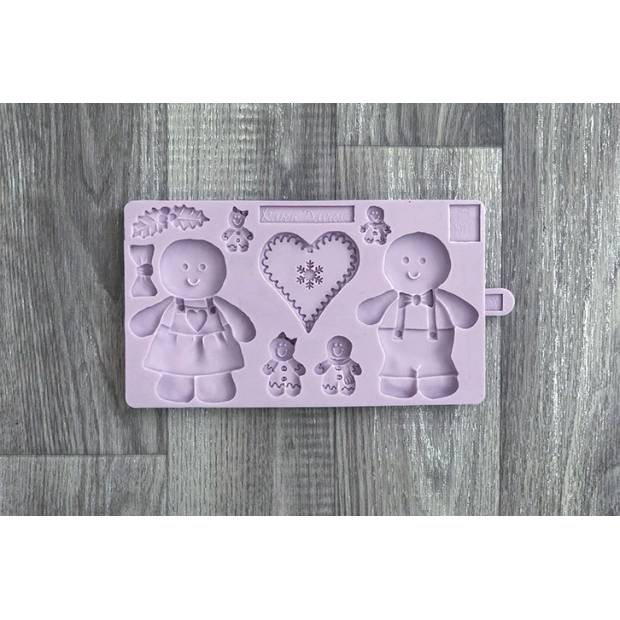 Silikonform für Lebkuchenfiguren