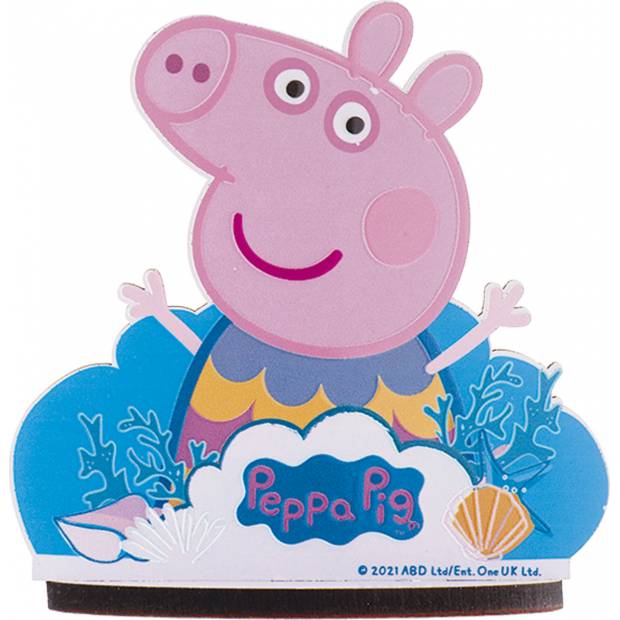 Tortendekoration aus Holz, Peppa Pig