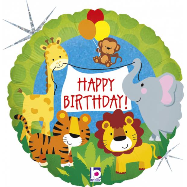 Aufblasbarer Safari-Ballon 46 cm