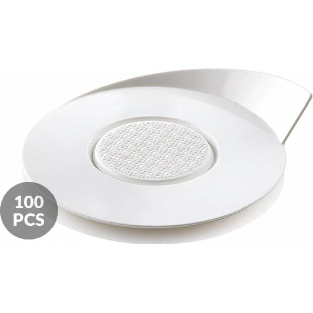 Dekorationskissen rund weiß 8,6cm 100Stk