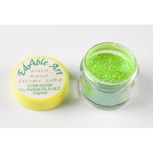 Glitzer-Dekorations-Disco Neon Electic Lime