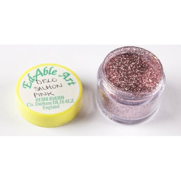 Glitzer dekoratives Disco Salmon Pink