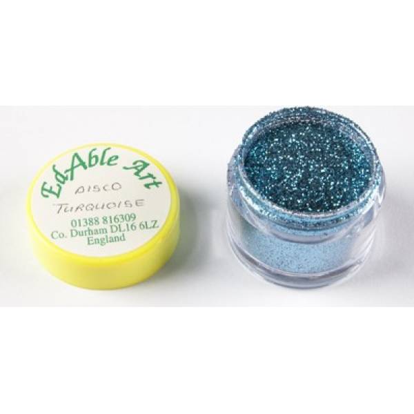 Glitzer dekoratives Disco-Türkis