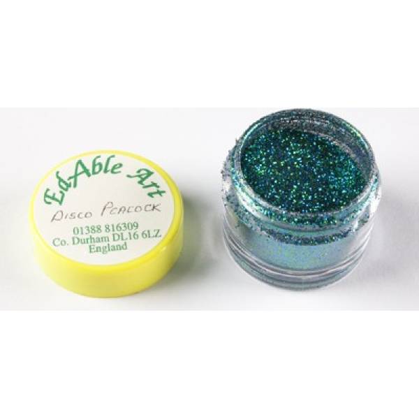 Funkelndes Dekor-Disco-Peacock