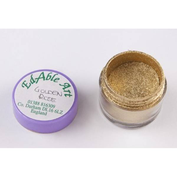 Dekoratives Staubfarben-Goldrose