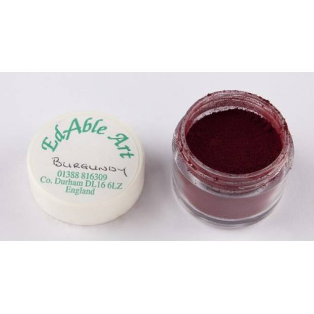 Staubfarbe Burgunderrot
