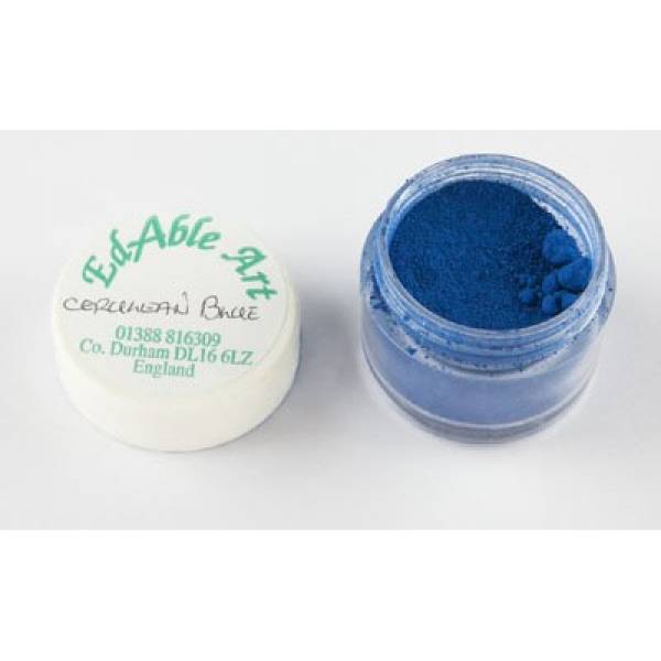 Staubfarbe Ceruleanblau