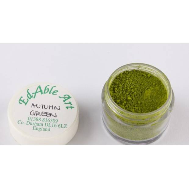 Staubfarbe Herbstgrün