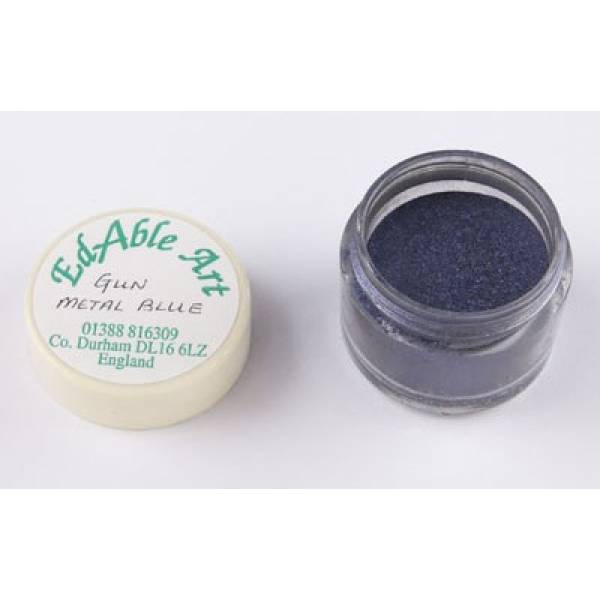 Staubfarbe Gun Metal Blau