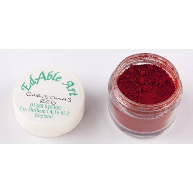 Staubfarbe Christmas-rot