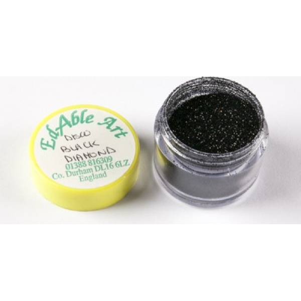 Glitzer-Dekorglitzer Disco Black Diamond