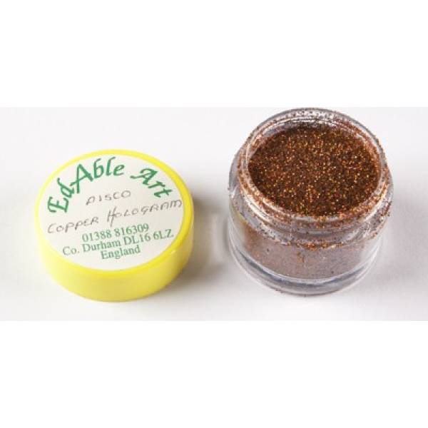 Glitzer-Dekorations-Disco Kupfer-Hologramm