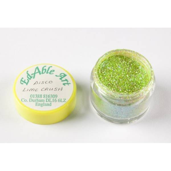 Glitzer dekoratives Disco Lime Crush