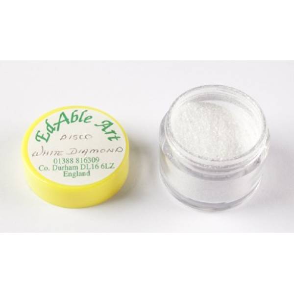 Glitzer-Dekorglitzer White Diamond