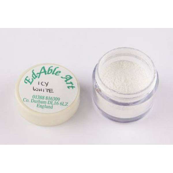 Staubfarbe Icy White