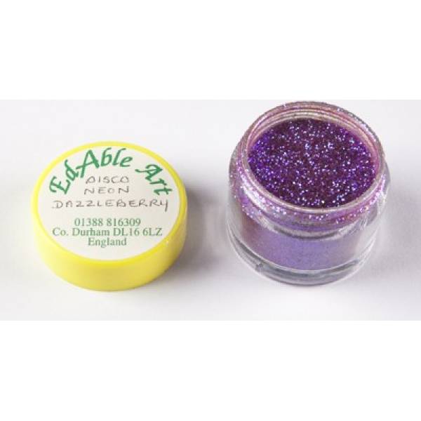 Glitzer dekorative Disco Neon Dazzleberry