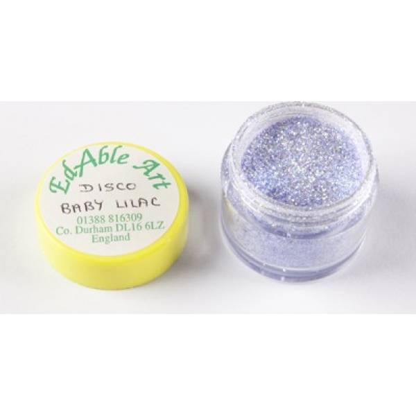 Glitzer-Dekoration Disco Baby Fliederbein