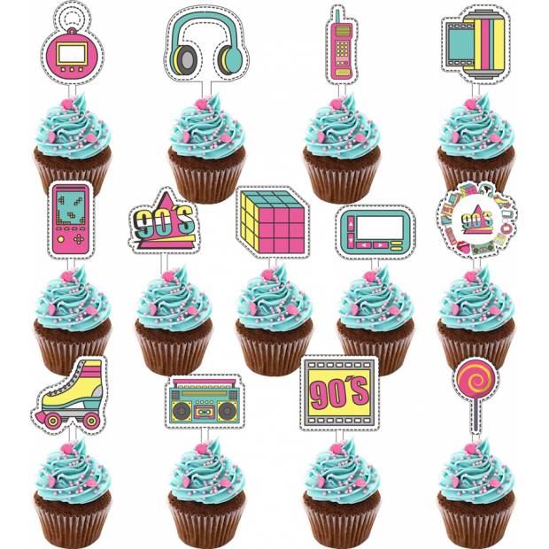 Muffinaufleger 90s 13 Stück