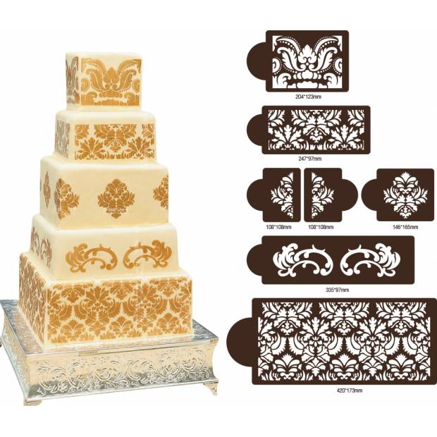 Schablone schablone Royal 7pcs